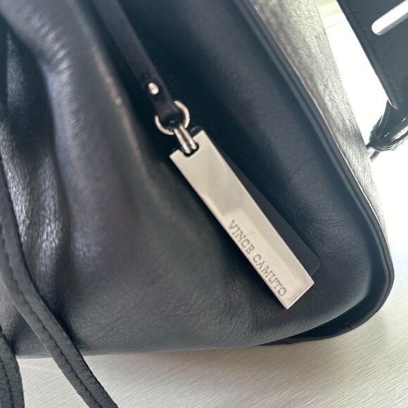 Vince Camuto Leather Bucket Bag MCM Rag & Bone All Saints Fossil - Picture 3 of 8